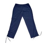 Dress Barn  Women's Cropped Pants Size‎ 10 Navy Blue Drawstring Photo 8