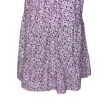 Pomander Place Lilac Floral Quinn Women’s Dress Size M Mini Dress Tiered Purple Size M Photo 7