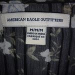 American Eagle Black White Blossom Duster M Photo 4