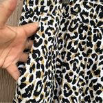 J.Crew Womens Pants Beige Tan Leopard Cotton Linen Print Joggers Pull On Size 20 Photo 5