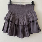 The Impeccable Pig  purple ruffle mini skort Photo 0