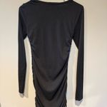 Hippie Rose Long sleeve tight fit black dress  Photo 3