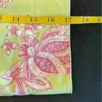 3 Sisters Green & Pink Lined Short Blazer Jacket Size Medium Floral Feminine Photo 7