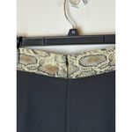 ZARA  Skirt Women Small Black Snake Print Pleated Midi Whimsigoth Streetwear Photo 6