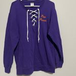 Victoria's Secret Clemson Tigers Med Purple 1/4 Tie Football Pink by Victoria Secret Top Paw Power Photo 0