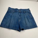 Veronica Beard  Jeans Jaylen Short High Rise Womens Size 32 / 14 Blue‎ Denim NEW Photo 2