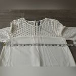 Kensie Long Sleeve Ivory Blouse Lace Women’s Size XS NWT Photo 3