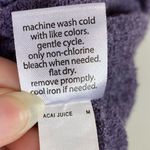 Sonoma Purple Handkerchief Hem Cowl Neck Thermal Sweater Photo 4