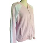 Hot Topic  Strawberry Milk  Varsity  Sweatshirt Zip Up Jacket. Size M. Photo 3