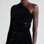 Chiara Boni  La Petite Robe Agapios Velvet One Shoulder Dress Photo 1