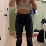 American Eagle Black Mom Jeans Photo 0