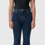 Ganni  Womens Dark Wash Bootcut Denim Jeans Size 32 x 34 NEW NWT Photo 0