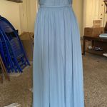 Weddington Way Mystic Blue Strapless Dress Photo 0