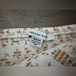 American Eagle  Cream Floral Smocked Crop Tube Top Photo 1