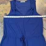 Naked Zebra  Blue Tank Tie Waist Mini Dress Photo 6