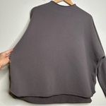Frank & Eileen  Effie Long-Sleeve Funnel Neck Capelet Triple Fleece brown small Photo 5