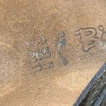 Birkenstocks Birkis Bronze Gold Metallic Scales Snakeskin Print Sandals 41 Photo 3