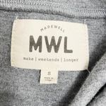 Madewell  MWL Breeze Drawstring Shorts Romper Heather Gray Women’s Size Small Photo 8