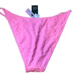 Wild Fable Women's Pink Terry Wavy Textured Bikini Bottom - Size XL - NWT Photo 7