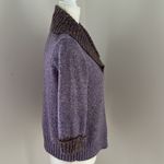 Christopher Banks Lavender Acrylic Cardigan Sweater sz S/M P Purple Photo 4