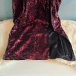 Windsor Braelynn Formal Sequin Burgundy Dress Photo 5
