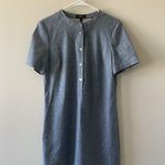 Theory Trapeze Chambray Dress S Photo 2