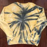 Urban Outfitters  Yellow Black Tie-Dye Sweatshirt Photo 0