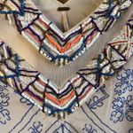 Free People Ancient Mystery Beaded Shift Dress In Tea Combo Size M Photo 3