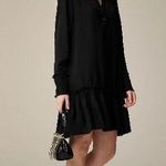 J.Crew Women’s Amelia Popover Shirtdress in drapey viscose twill Size XS Black Photo 0