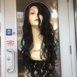 Wig Lacefront 40 inch Long Curly Black Wig 2019 Photo 1
