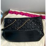 Tory Burch  Black Quilted Leather‎ Marion Tote Photo 2