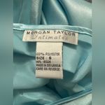Morgan Taylor  Light Blue Satin Chemise Photo 4