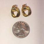 Premier Designs  Elegant Gold Tone Retro Boho Hoop Earrings Photo 2