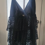 Cacique Country Black Lace Babydoll Chemise Lingerie Women’s 18/20 Photo 0