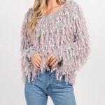 On Twelfth Confetti Fringe Sweater‎ Photo 4