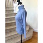 State Fusio Sky Blue Merino Wool & Cashmere Turtleneck Long Sleeve Sweater Photo 2