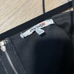 Miss Selfridge  Black Faux Leather Mini Dress Size Large Photo 5