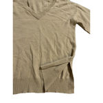 naadam Mock Cut Turtle Neck Old Money Designer 100% Cashmere Sweater Small Tan Photo 8