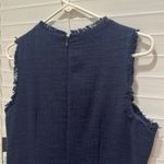 NEW Karl Lagerfeld Paris Navy Tweed Dress Office Academia Pockets Size 8 Blue Photo 8