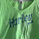 Harley Davidson Chartreuse Crop Top Green Size M Photo 1