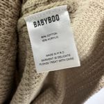 Babyboo NEW Nadine Crochet Maxi Dress Size Medium Beige Khaki Tan Photo 9