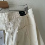 American Bazi NEW  Ivory White High Rise Wide Leg Womens Cargo Pants Photo 4