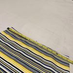 Ann Taylor Short Straight Pencil Skirt Blue Black Yellow Stripe Sz 0 NWT $79 Photo 4