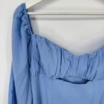 Free People  x RUMER‎ Camille Mini Dress Blue Small NWT Photo 3