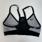 Nike  XS Dri-Fit Indy Light Support Sports Bra Gray Black Swoosh Logo Women’s Photo 7