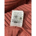 Treasure & Bond NWOT Womens Blouse Size XL Red Rust Pleated Ruffle Neck Tie Photo 5