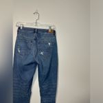 American Eagle Mom Comfort Stretch Relaxed Fit Jeans Sz 4R Distressed Photo 4