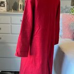 Red Vintage Long Wool Coat Womens 8P Prelude Excellent Condition Photo 3