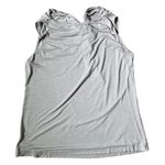 Eimin Draped Cowl Neck Sleeveless Jersey Stretch Taupe Blouse 2XL Tan Size 2X Photo 5