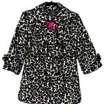 Forever 21 animal print textured coat medium Photo 0
